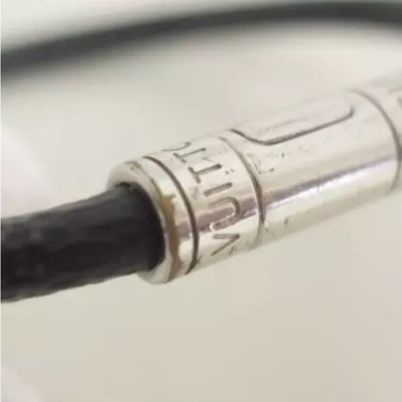 LOUIS VUITTON Damier Graphite Print Bracelet Silver Hardware - Picture 5 of 10